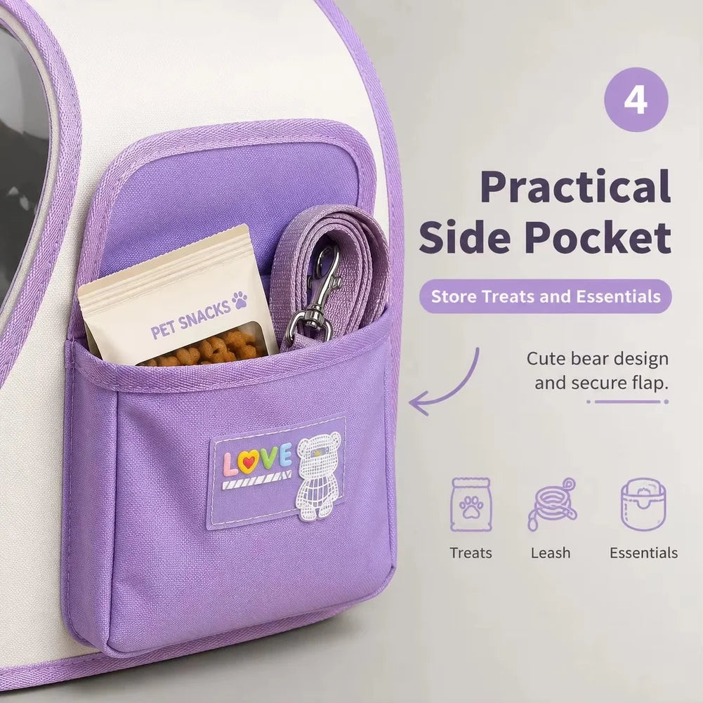 Portable Space Capsule Travel Pet Carrier Bag for Cats Dogs