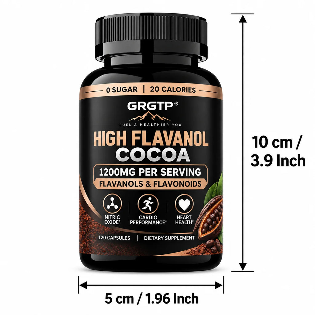 High Flavanol Cocoa Circulation and Cardiovascular Support Capsules