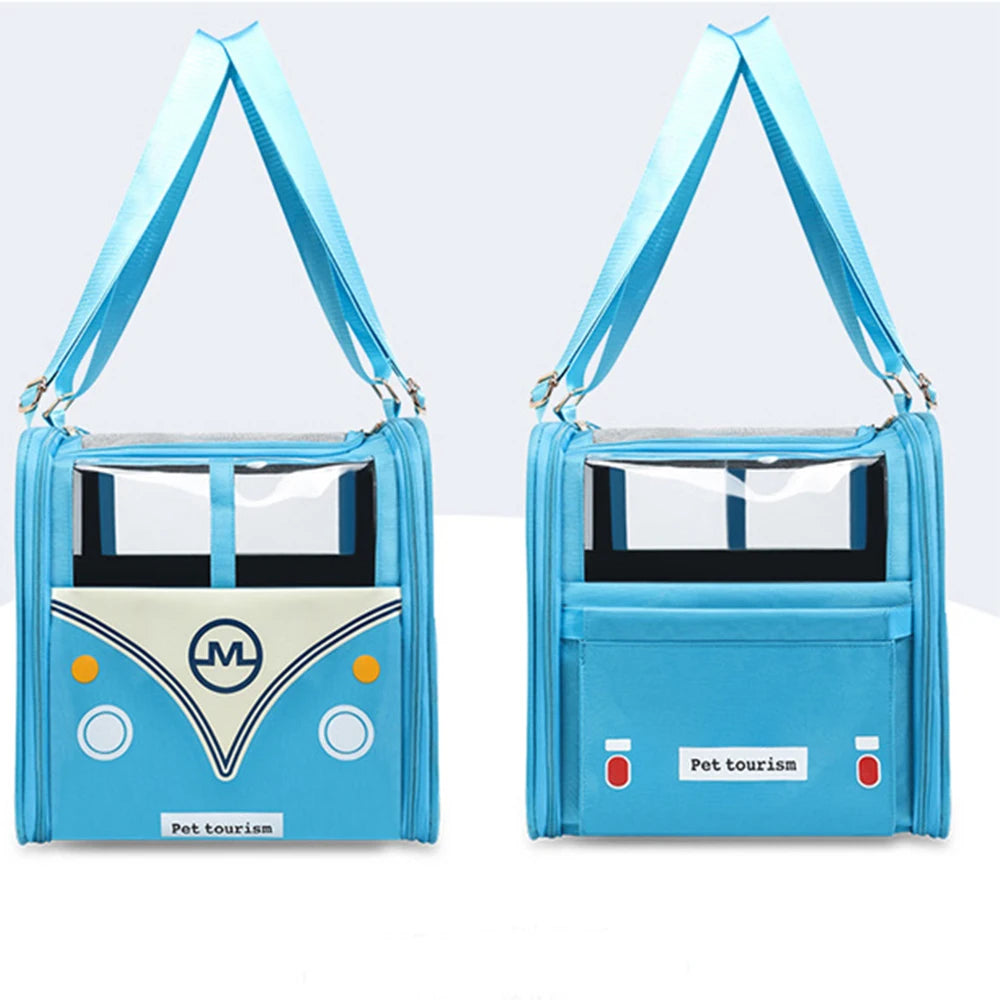 Breathable Pet Carrier Backpack for Cats and Small Dogs