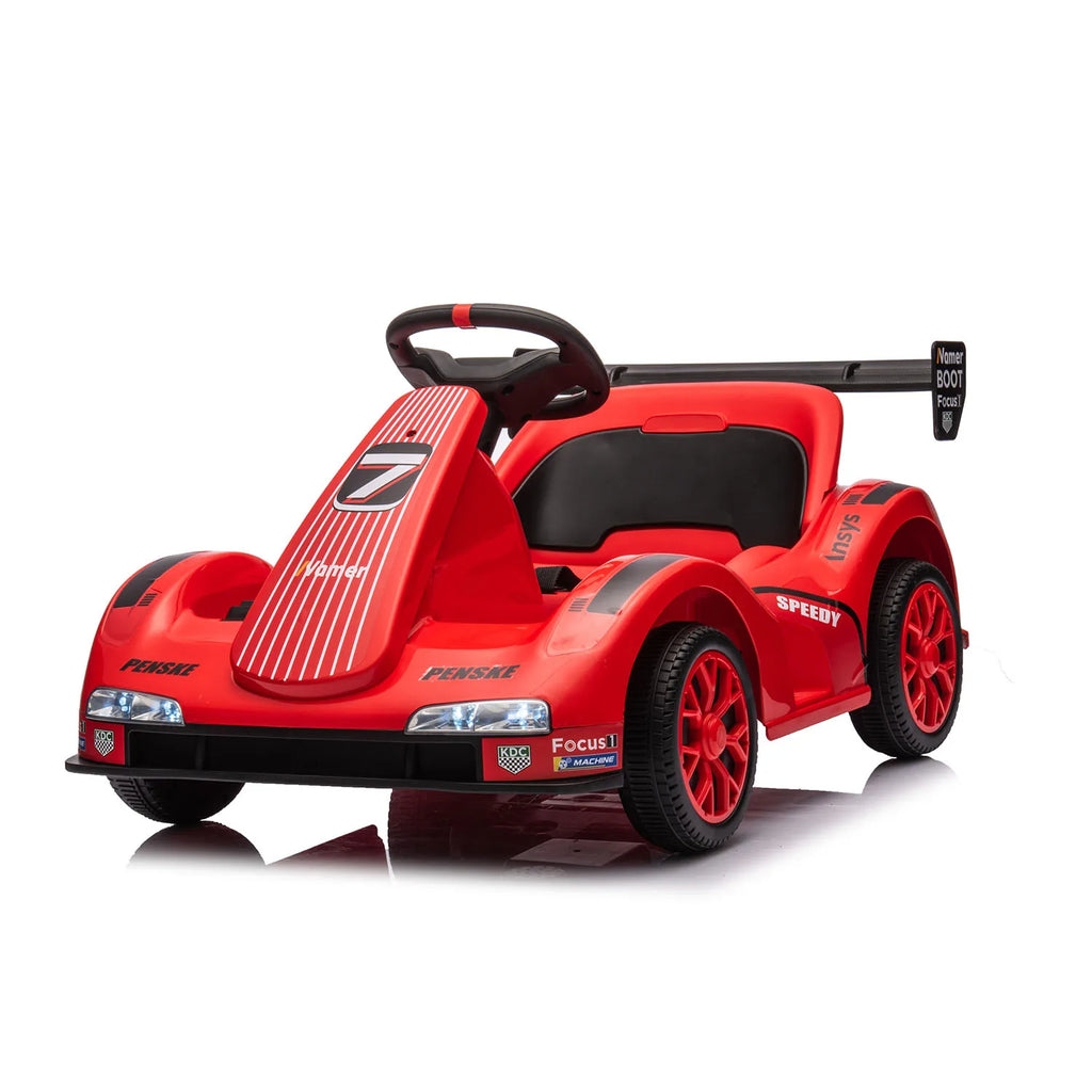 Kids 6V Electric Drift Go Kart Ride-On Toy with Remote Control