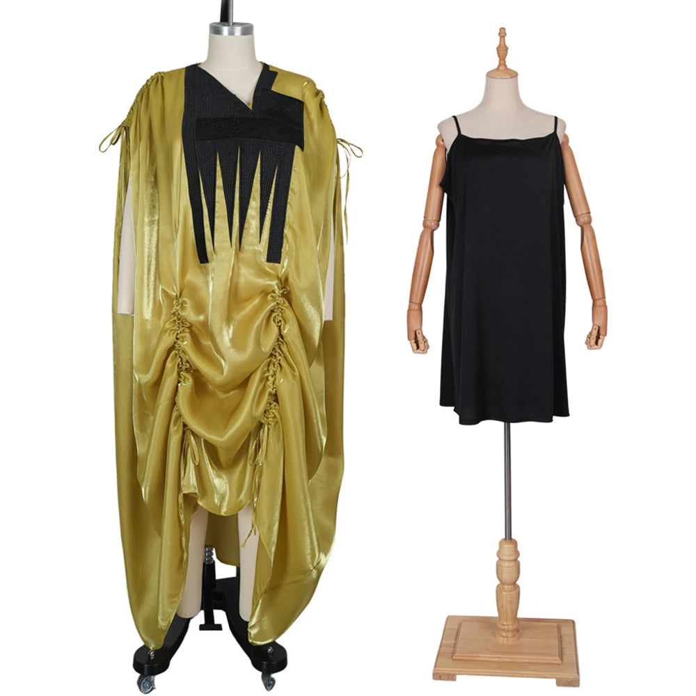 Women's African Traditional Kaftan Abaya Evening Long Dress