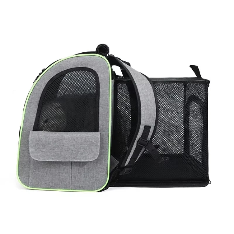 Expandable Breathable Pet Carrier Backpack for Cats Dogs