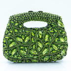 Women's Luxury Rhinestone Top Handle Evening Clutch Bag