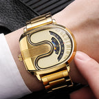 Men's Luxury Stainless Steel Quartz Wristwatch