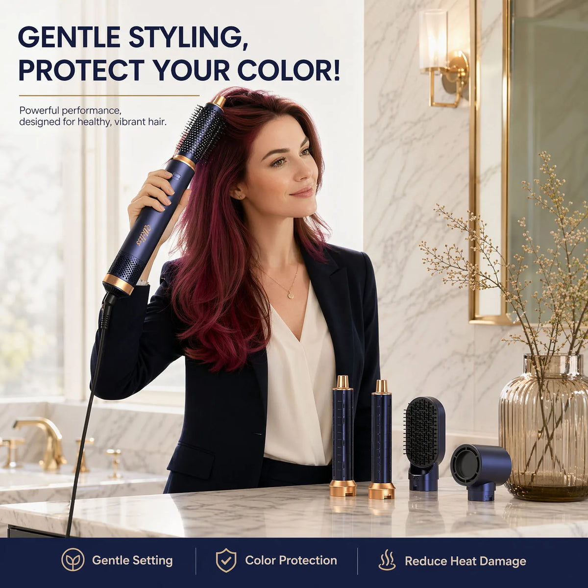 5-in-1 Hot Air Brush Hair Styling Set