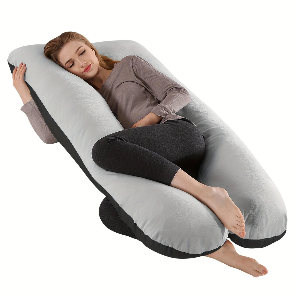 U-Shape Memory Foam Body Pillow for Neck and Back Support