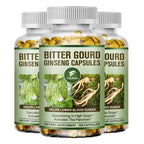 Bitter Gourd & Ginseng Blood Sugar Metabolic Support Dietary Supplement Capsules