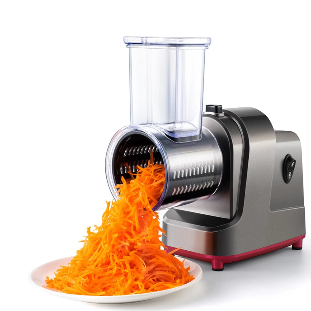 250W 5-in-1 Electric Vegetable Slicer and Cheese Grater JT253