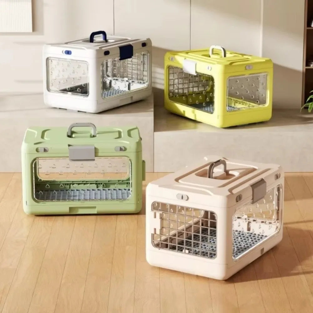 Portable Folding Travel Pet Carrier Box for Cats Dogs