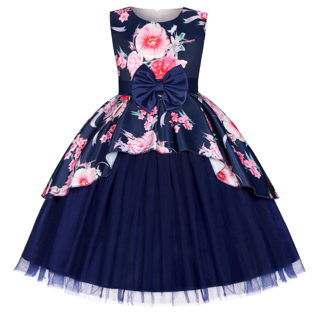 Girls' Tea-Length Flower Girl Dress Formal Party