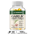 Odorless Garlic Heart and Cholesterol Support Capsules
