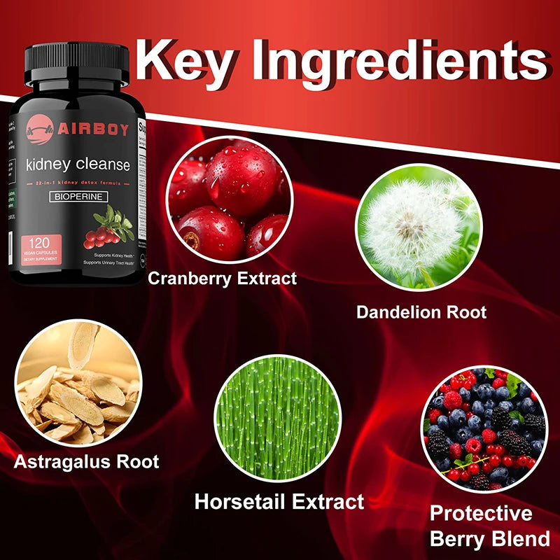 Kidney Cleanse Detox & Repair Urinary Tract Support Flush Formula