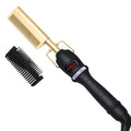 2-in-1 Wet & Dry Volumizing Curling Iron and Straightening Comb