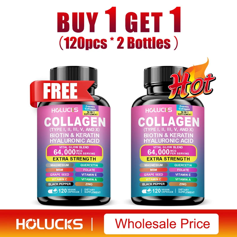 Multi Collagen Capsules with Biotin and Keratin