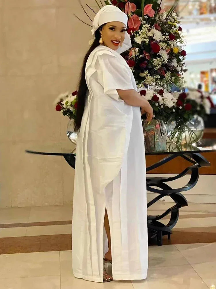 Women's Plus Size African Traditional Kaftan Boubou Maxi Dress