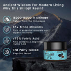 Pure Himalayan Shilajit Energy & Immune Support Dietary Supplement Resin