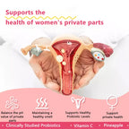 Women's Vaginal Probiotic Health Support Dietary Supplement Gummies