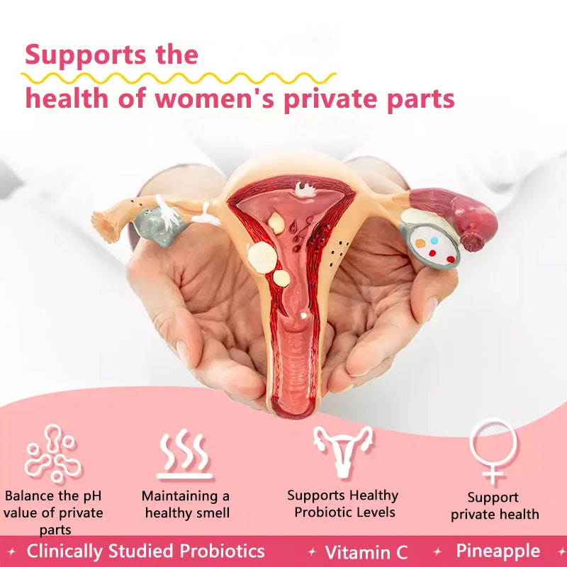Women's Vaginal Probiotic Health Support Dietary Supplement Gummies