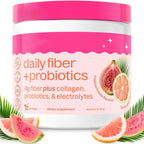 Fiber Probiotics Powder Acacia Collagen Peptides Electrolytes Tropical Breeze 16 Servings