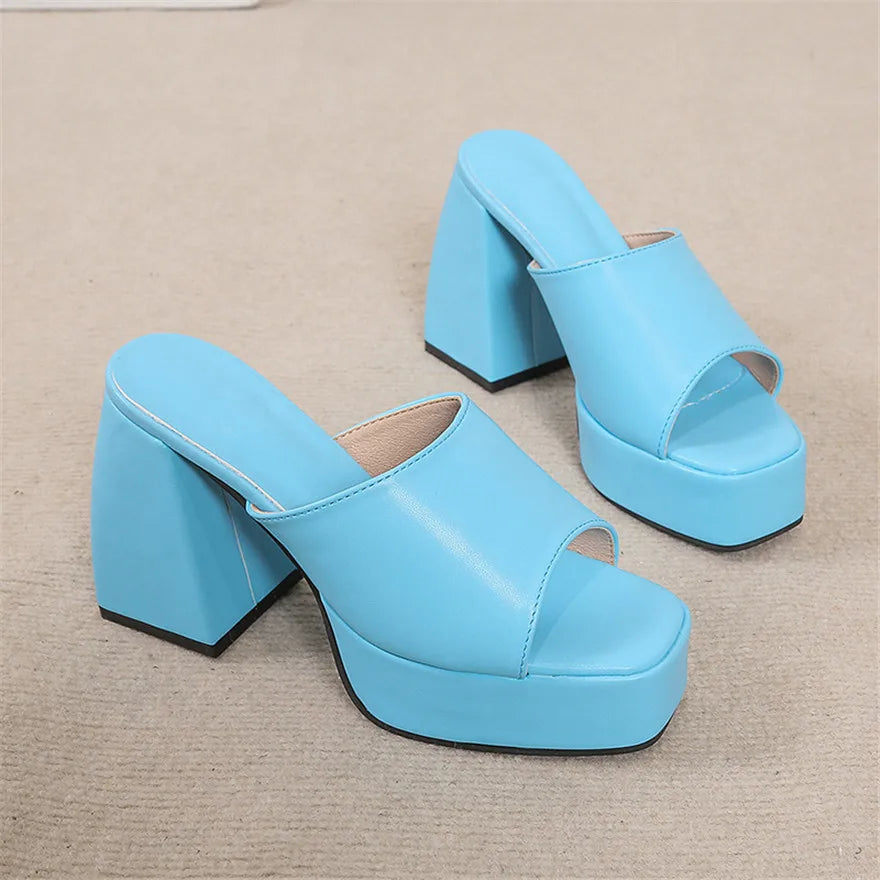 Women's Fashion Platform Thick High Heel Sandals