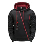 Men's Letter Print Zip Hoodie and Jogger Pants Set