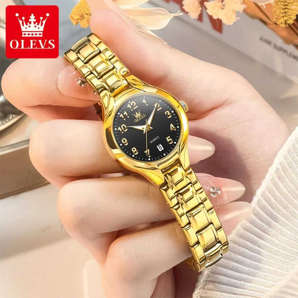 Men's Quartz Stainless Steel Watch with Calendar