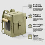 Large Capacity Pet Backpack Carrier Bag for Cats Dogs