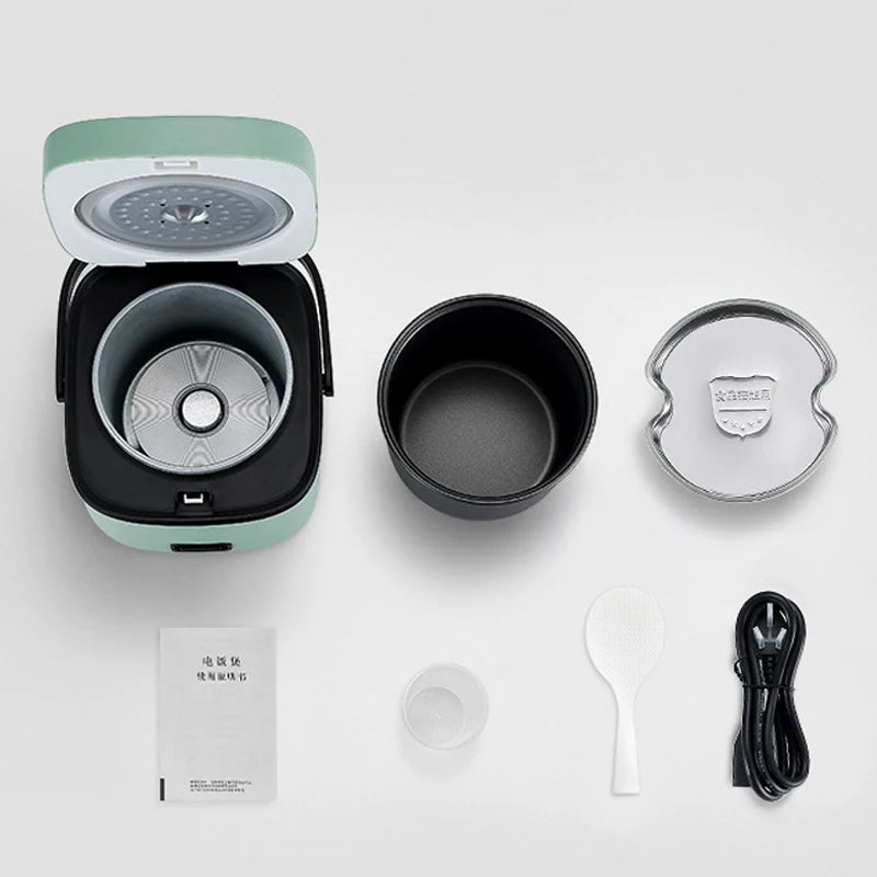 1.3-Quart Mini Electric Rice Cooker and Food Steamer