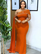 Women's Elegant Dashiki Long Maxi Dress