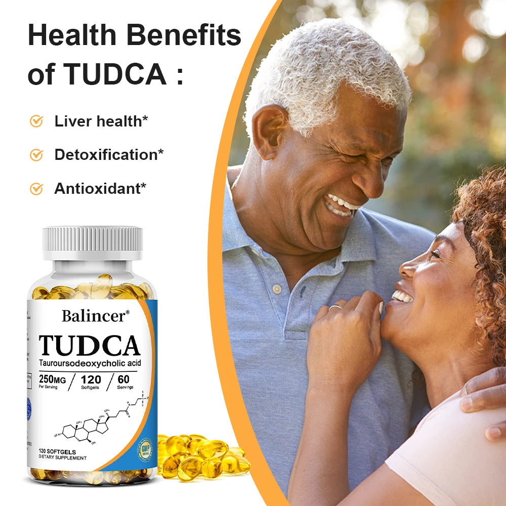 TUDCA 250mg Liver and Gallbladder Support Dietary Supplement Capsules