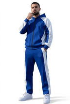 Men's Casual Zip-Up Hoodie and Pants Tracksuit Set