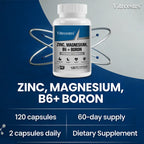 Magnesium Complex Capsules with Zinc D3 B6 and L-Threonate