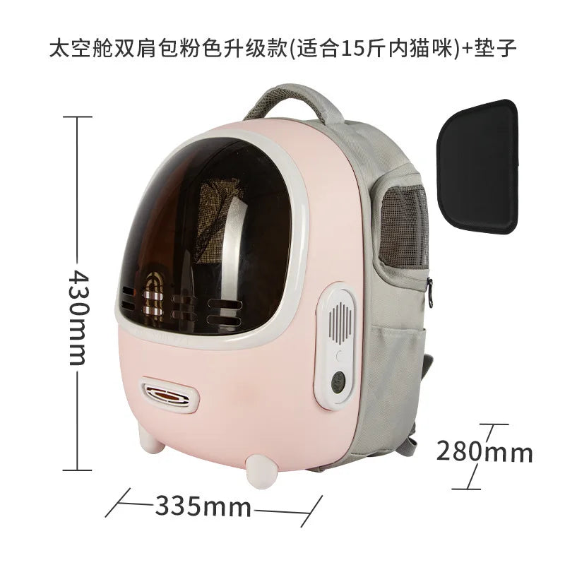 Breathable Space Capsule Pet Carrier Backpack for Cats Dogs