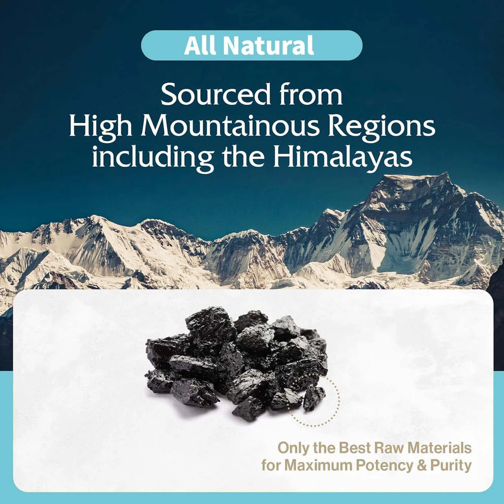 Pure Himalayan Shilajit Energy & Immune Support Dietary Supplement Resin