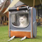 Large Capacity Breathable Pet Carrier Backpack for Cats Dogs