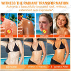 Natural Tanning Gummies L-Tyrosine Vitamin C Vegan 60 Pieces