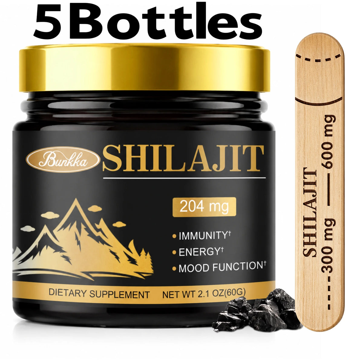Shilajit Energy & Cognitive Support Dietary Supplement Resin