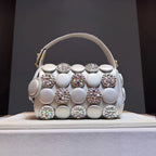 Women's Fashion Diamond Bucket Shoulder Crossbody Bag