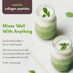 Matcha Collagen Powder Marine Collagen Organic Green Tea Drink Mix Gluten Free 30 Servings