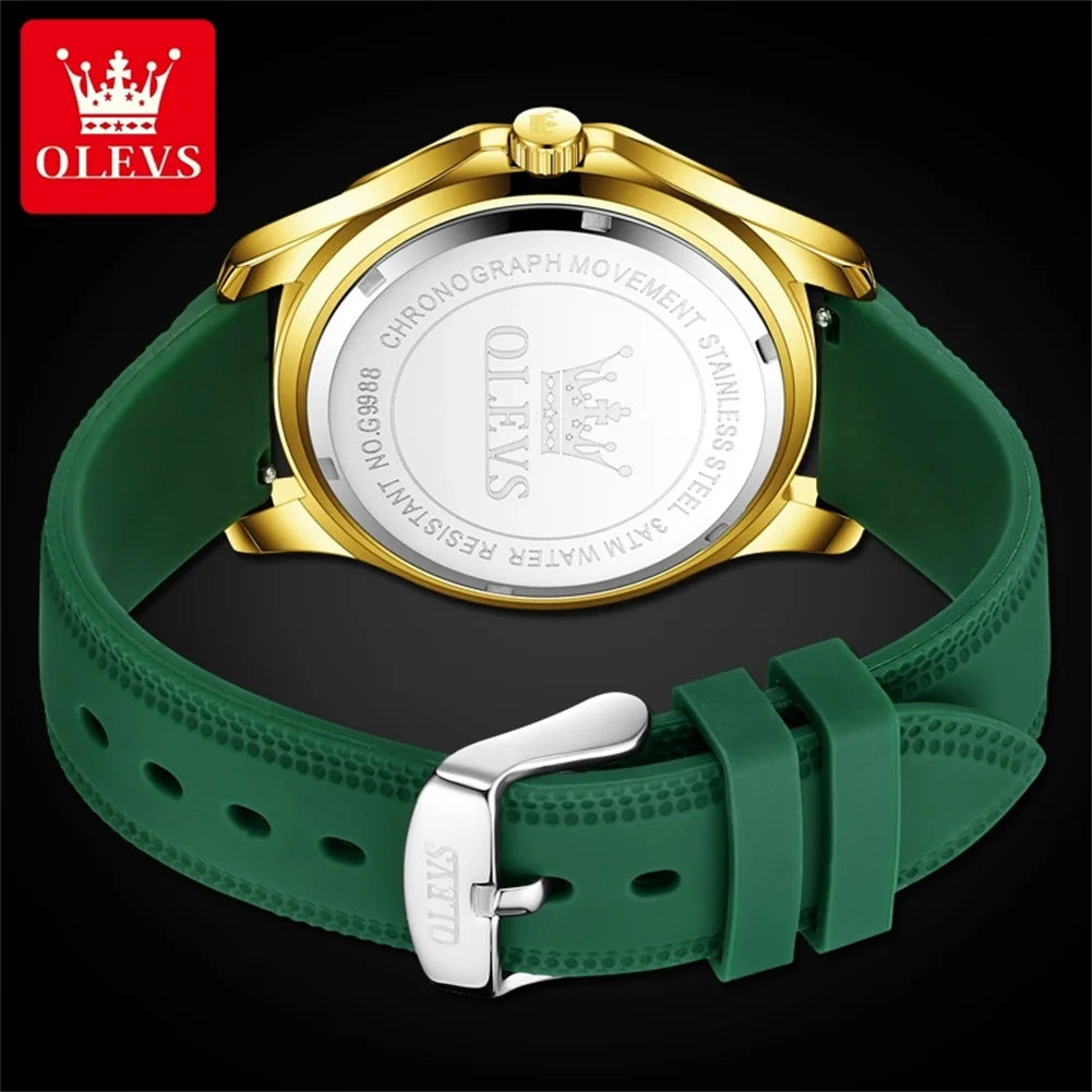 Men's Quartz Stainless Steel Watch with Auto Date