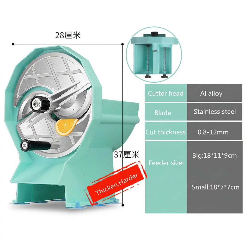 Multifunctional Manual Fruit and Vegetable Slicer
