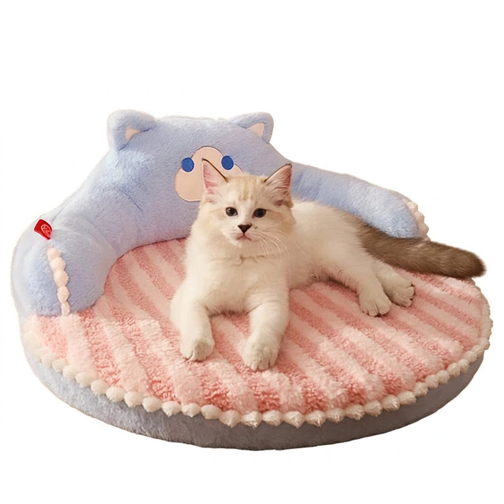 20.5 Inch Plush Pet Bed Cushion Mat for Cats Dogs