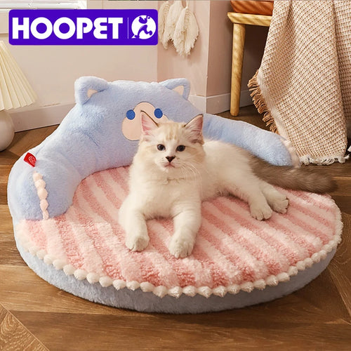 20.5 Inch Plush Pet Bed Cushion Mat for Cats Dogs