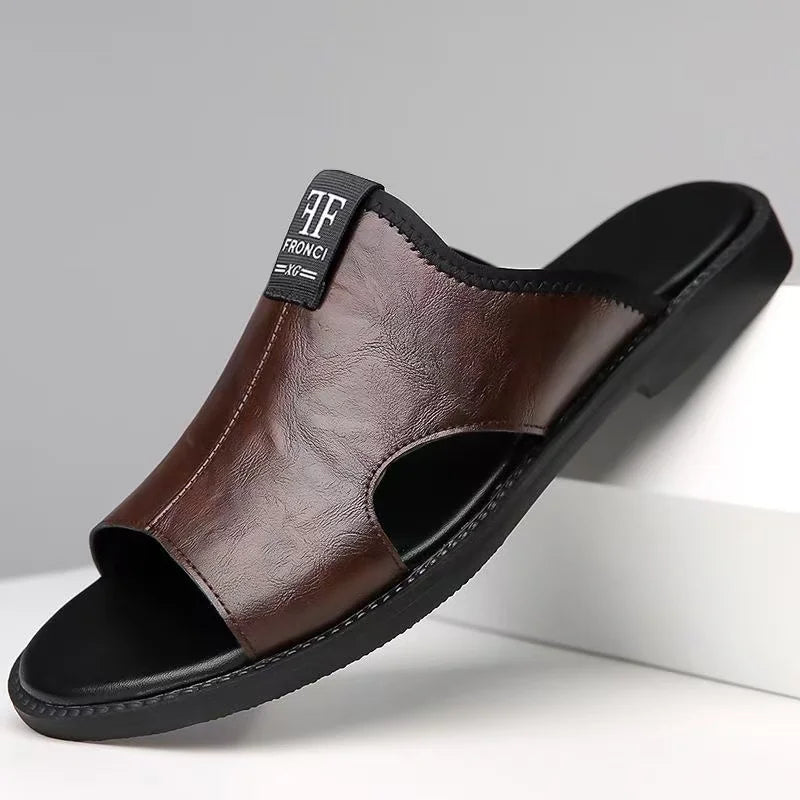 Men's Breathable Slip-On Outdoor Beach Casual Sandals DX2025-1