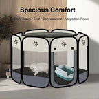 Foldable Oxford Cloth Pet Tent Playpen for Cats Dogs