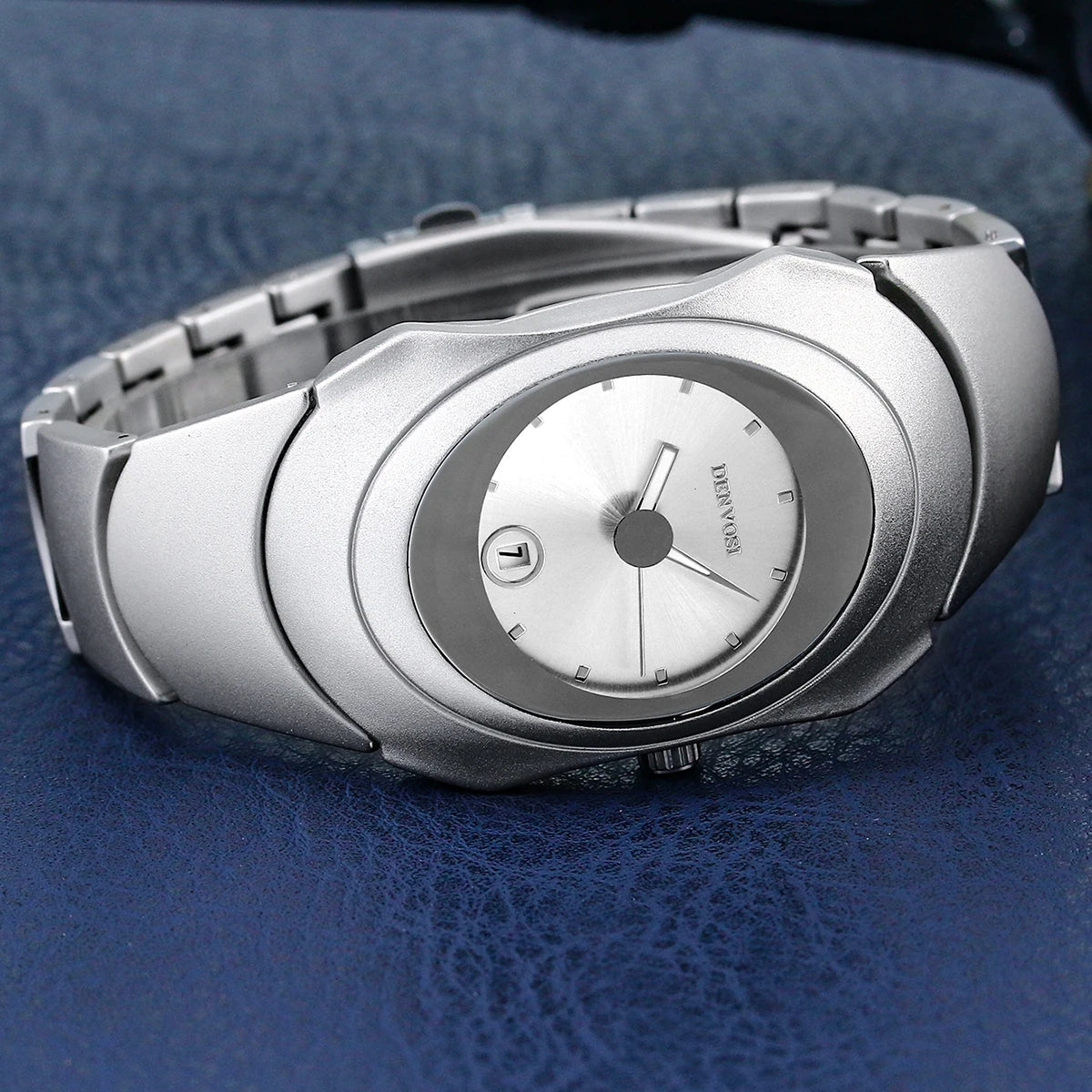Men's Sleek Stainless Steel Waterproof Quartz Watch