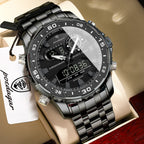Men's Analog-Digital Quartz Watch with Week Date