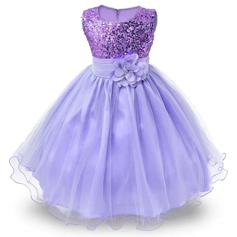 Flower Girl Tulle Lace Princess Dress
