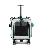 Large Capacity Pet Trolley Travel Carrier Bag for Dogs Cats