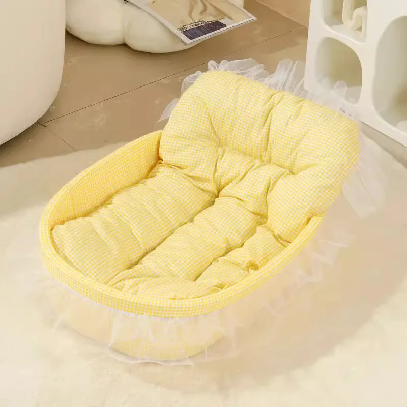 Macaron Deep Sleeping Pet Bed for Cats Dogs